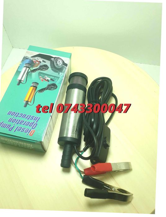 Pompita Transfer Lichid Submersibila Carpoint Electrica 12V, 8500/ Min, 12L/ Min Cu Filtru Kft Masina Pentru Verificari Accesoriu Atelier Reglabil Mo