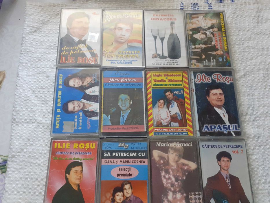 Casete originale cu muzica de petrecere