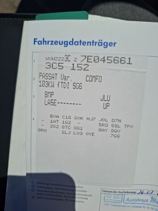 Elemente Caroserie VW Passat B6 Variant 2.0TDi BMP fabricat 2006