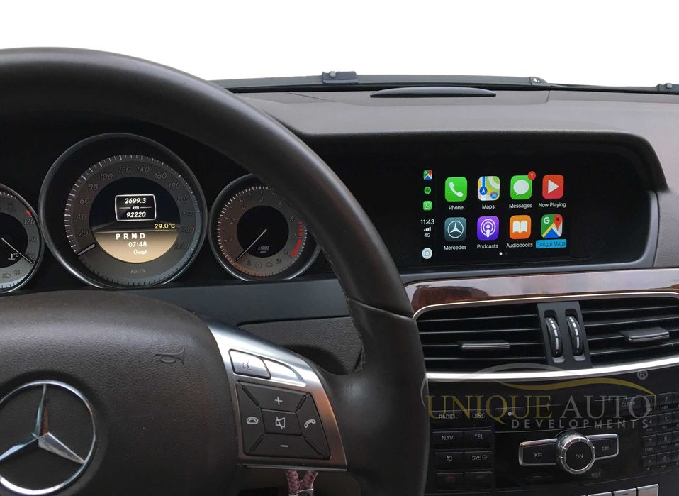 Carplay Android auto за Mercedes W212 W204 W218 W166 NTG 4.0 [4.5,5.0)