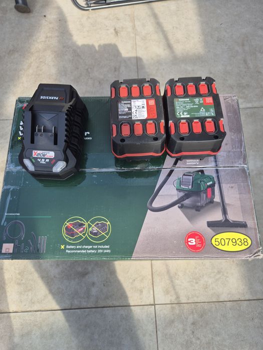 Акум.прохосмукачка 2бат. PARKSIDE