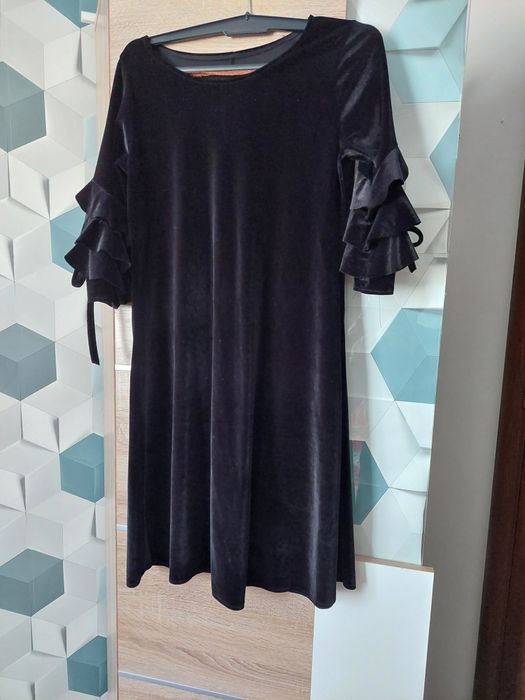 Rochie dama stare buna catifea neagra36s