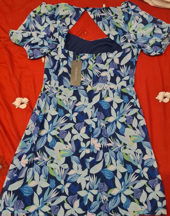 Vand rochita albastra, model Trendyol