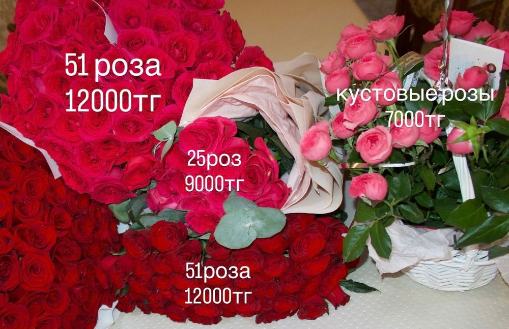 розы подарены вчера