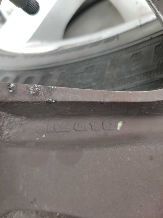 Оригинални алуминиеви лети джанти за Мерцедес 5x112 17