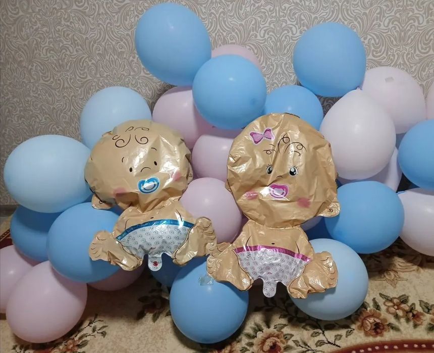 Продам воздушные готовые шарики для гендер пати или прочие мер