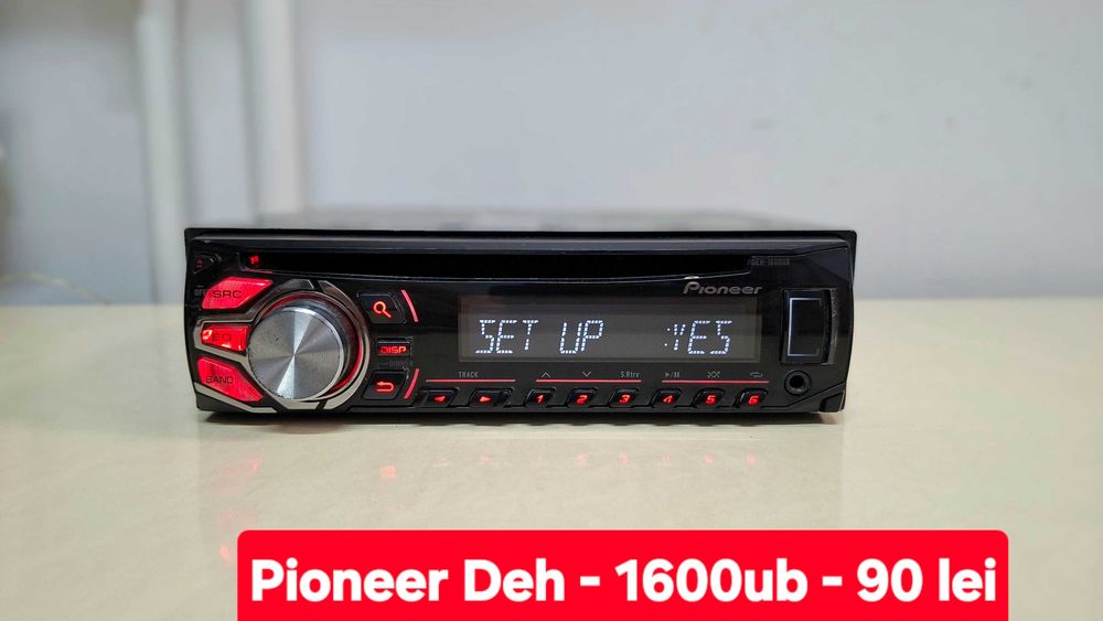 Radio cu USB JVC KD-X30, Pioneer 1500, 1600, 100ubb, 2400ub