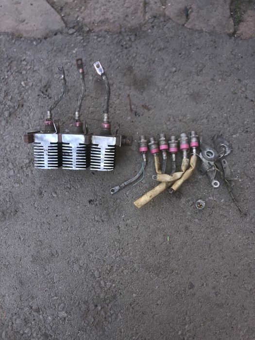 теристоры на ВДУ с радиаторами