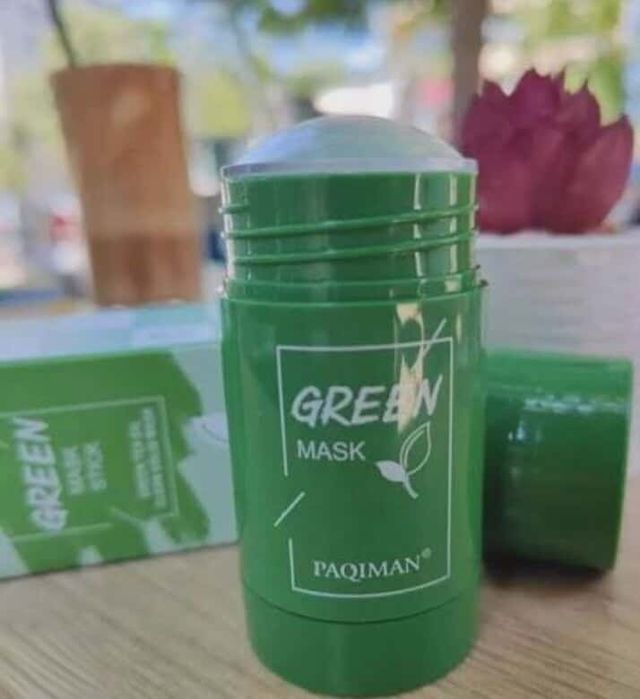 Маска почистване на лице със зелен чай под формата на стик - Подходяща