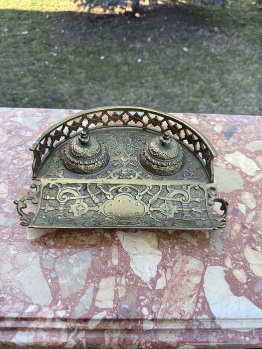 Suport calimara din bronz masiv