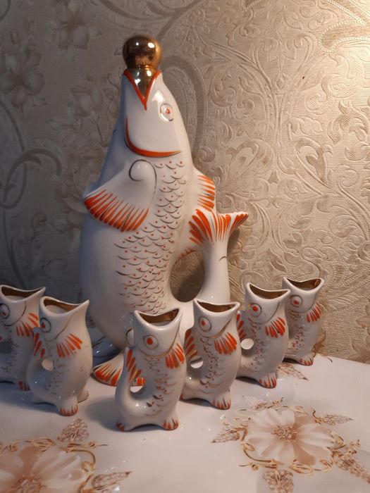 Коньячный набор рыбок