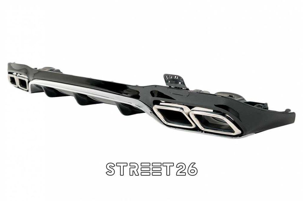 Difuzor Bara Spate Mercedes E-Class W213 Sedan (16-20) E63 Design Crom