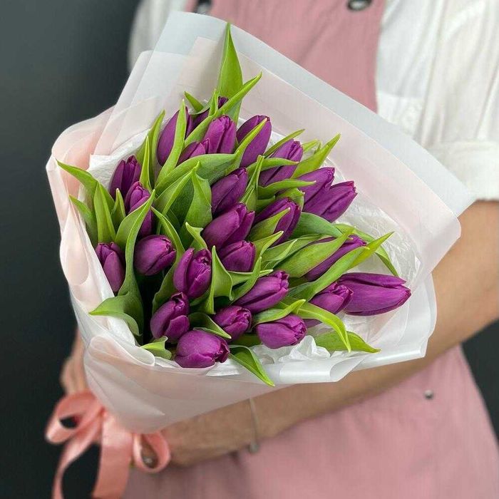 Букеты тюльпанов