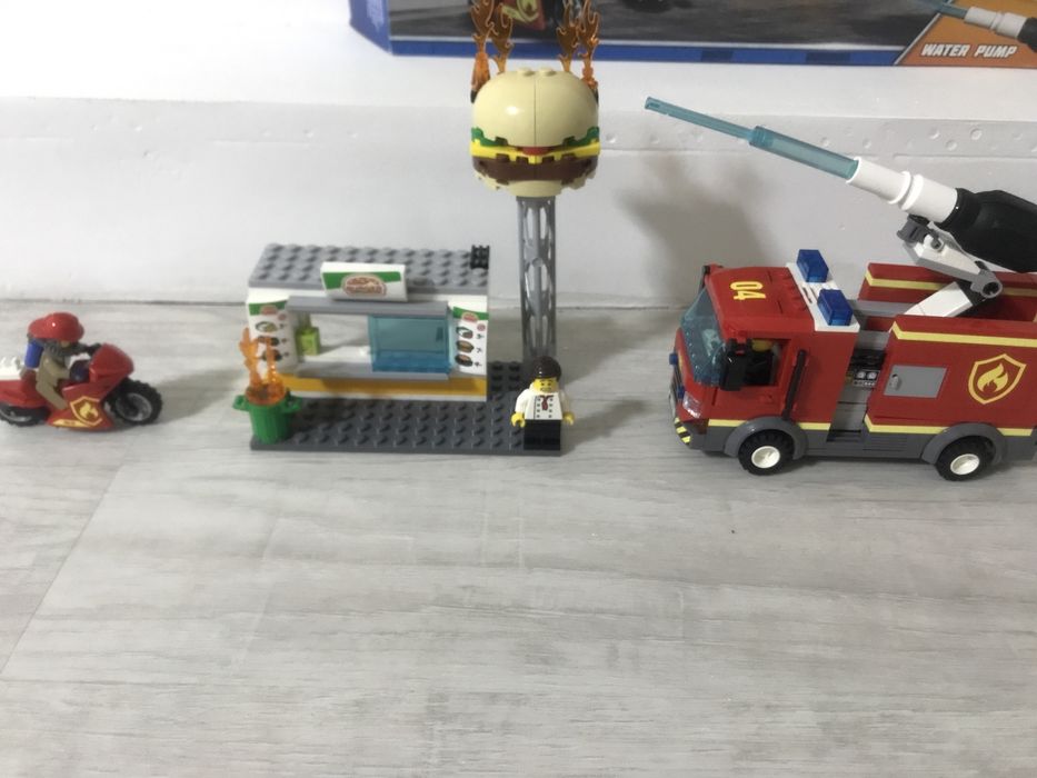 Лего пожарный набор