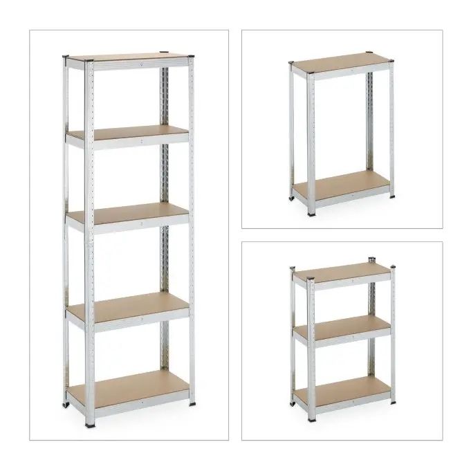 Тежкотоварна стелажна конструкция с 5 нива