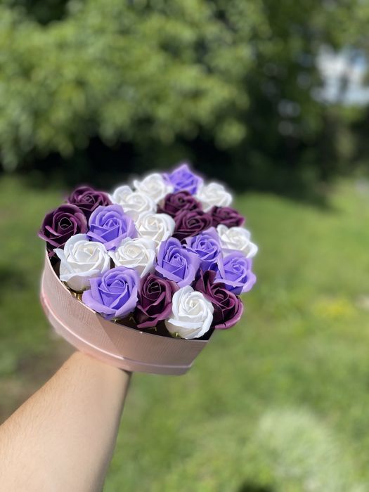 Buchete trandafiri din sapun