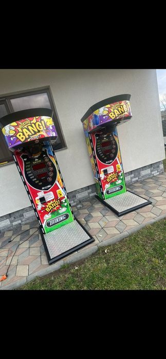 Vand aparat box noi  , dotat cu aceptor bacnote , plus husa si mingi r