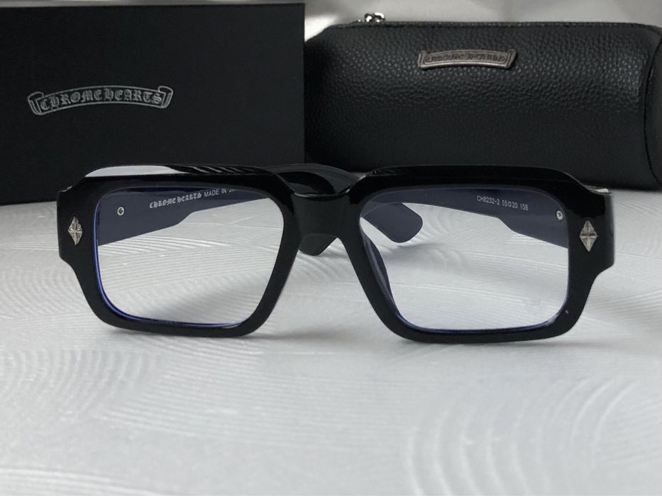 Очила за компютър Диоптрични рамки прозрачни слънчеви chrome hearts