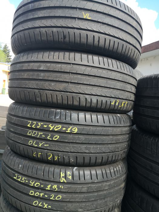 225 40 19 цола гуми Pirelli dot 20 4 броя