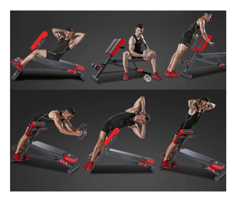 Гиперэкстензия и скамья для пресса