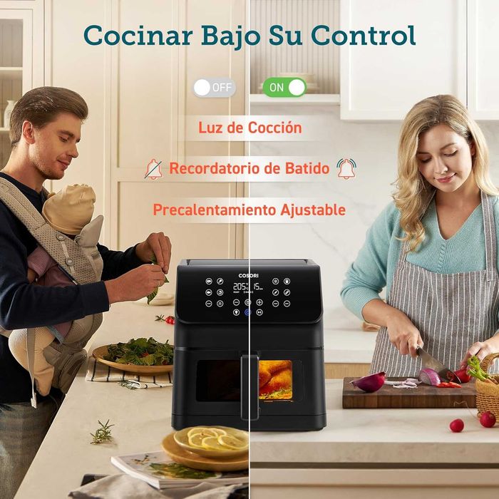 Фритюрник/Еър фрайър с горещ въздух - COSORI CAF-P652-KEU 6.2L 1700W