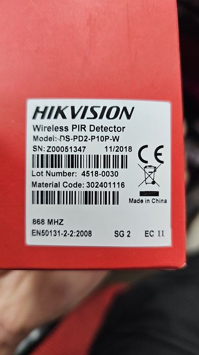 Senzori miscare wireless Hikvision