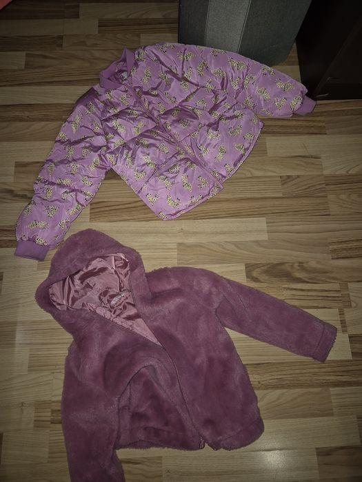 Зимно яке за момиче,размер 128,134/140 сет спортен