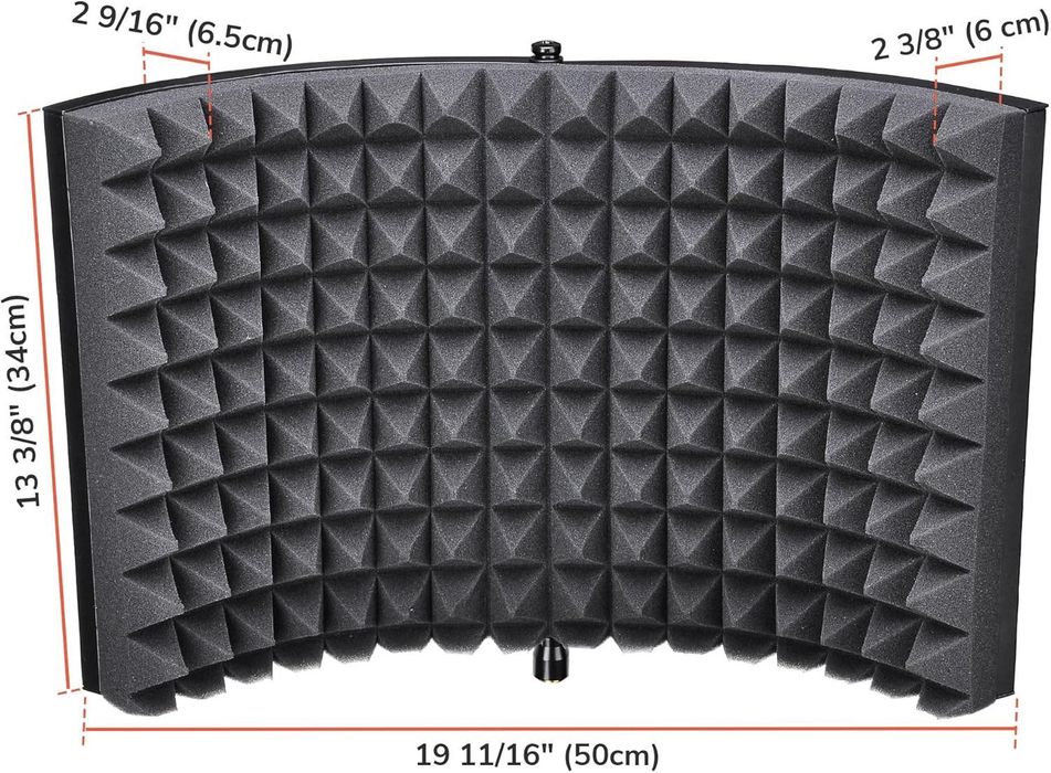 AW Studio 20x14"изолационен щит за микрофон,акустичен дунапренен панел