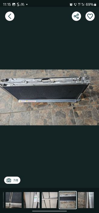 Rampa din aluminiu portabila pentru scaun cu rotile