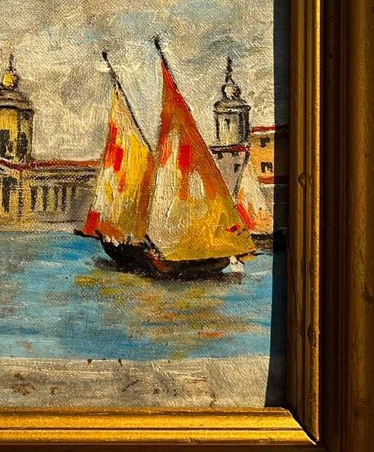 Vand tablou "Peisaj marin venetian"
