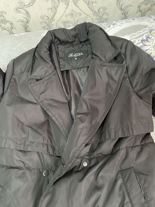 Плащ осень- весна черного цвета