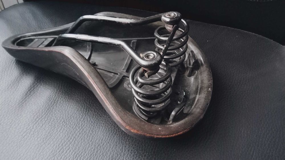 Șa bicicleta Selle Royal din piele