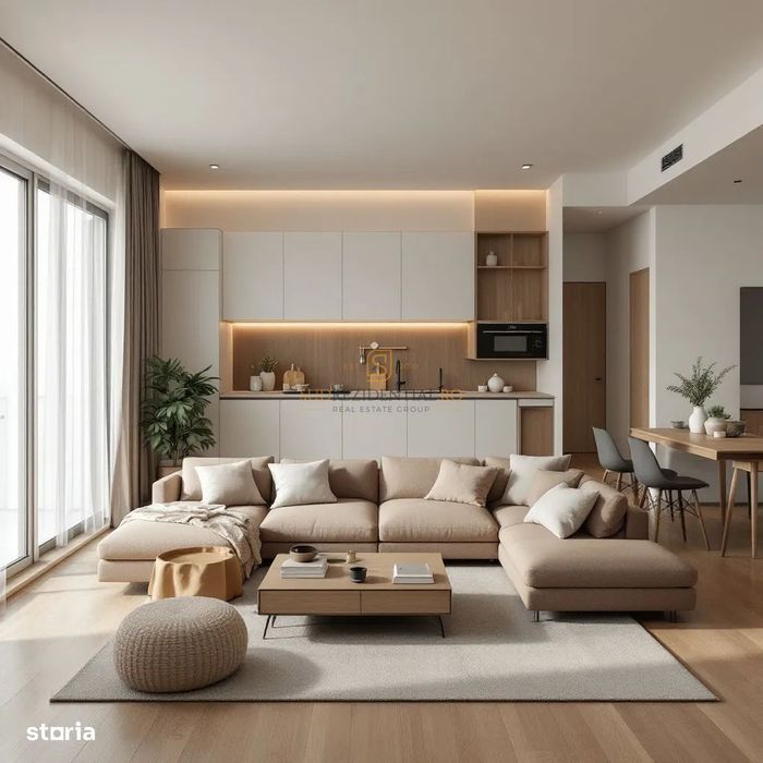 Apartament nou, tip studio, cu balcon - Popesti-Leordeni, Comision 0
