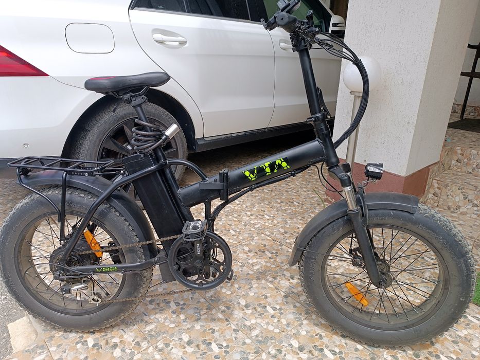 Vând Bicicleta Electrica Voltarom VTA,VB2,Fat Bike pliabila baterie litium ion 48v,10A,Încărcător ventilat