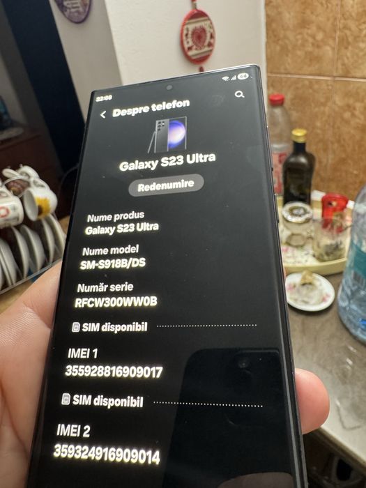 Vand/sch Samsung S23 Ultra 256Gb..full box