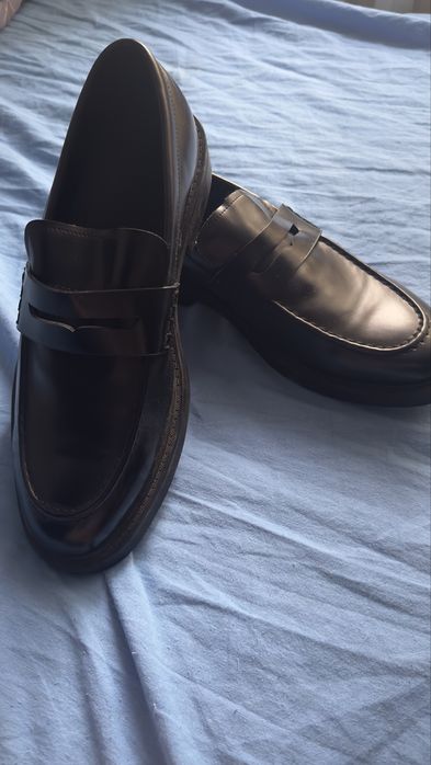 Zara лоферы черные