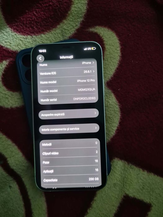 Vând iphone 12 pro intro stare  buna aspect 9/10