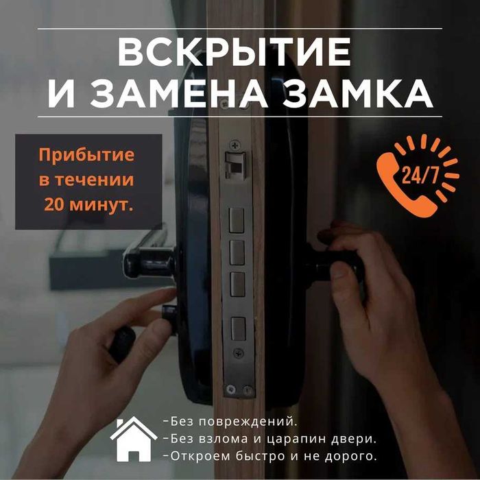 Замки под ключ: установка, замена, вскрытие | Авто и двери 24/7