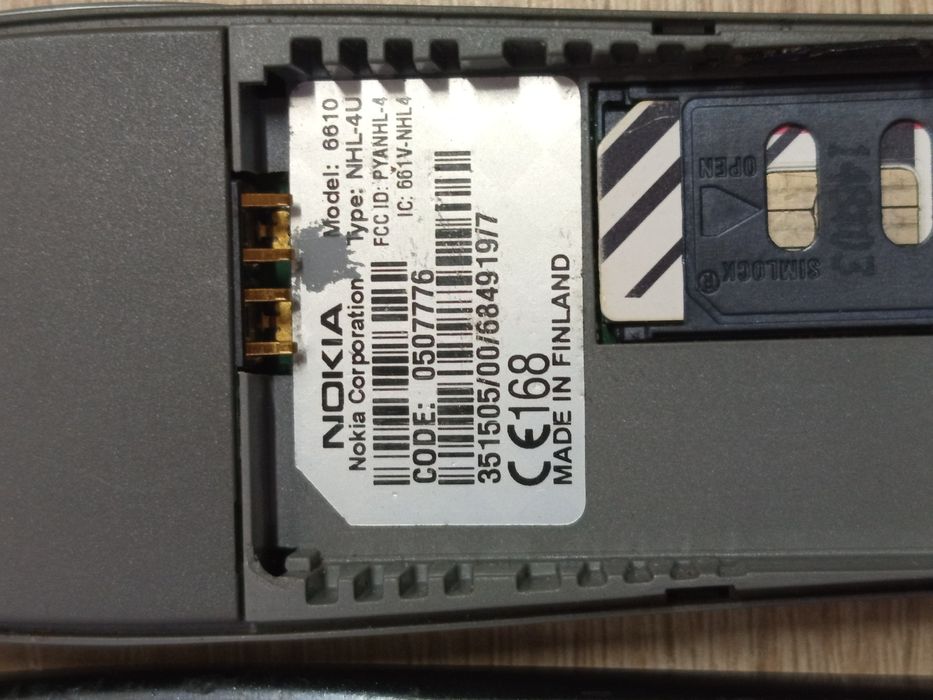 Телефон "Nokia"6610