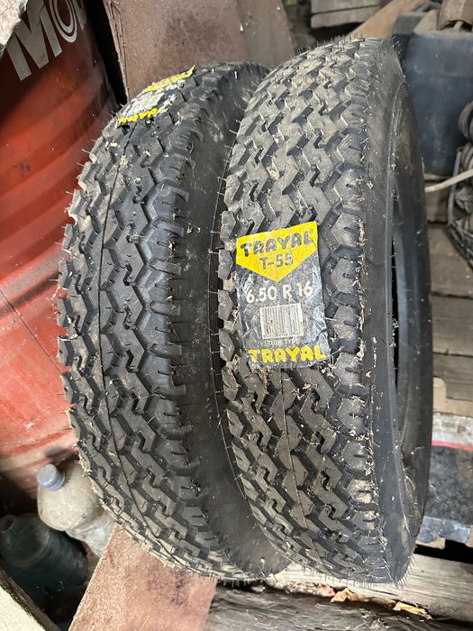 Vând anvelope noi Trayal T-55 6.50 R16