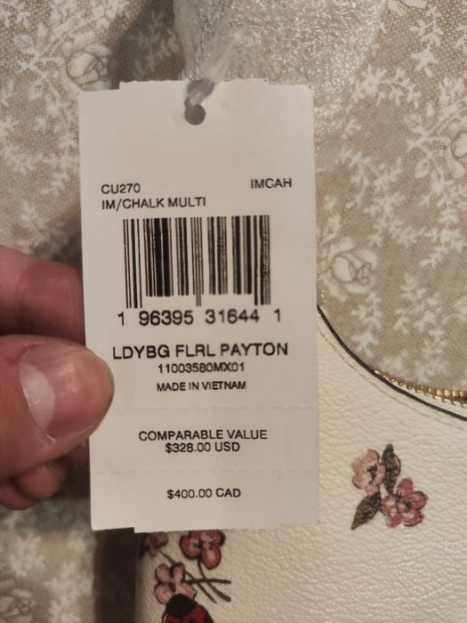 Сумка Coach Payton Ladybug