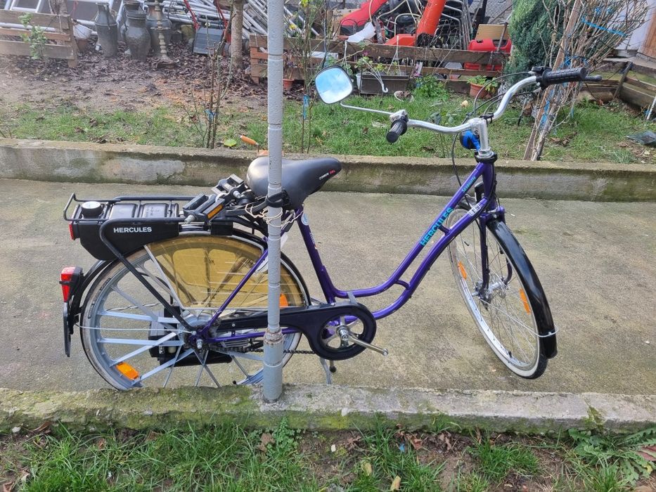 Hercules saxonette bicicleta cu motor termic