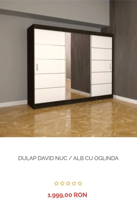 Dulap David alb/ nuc
