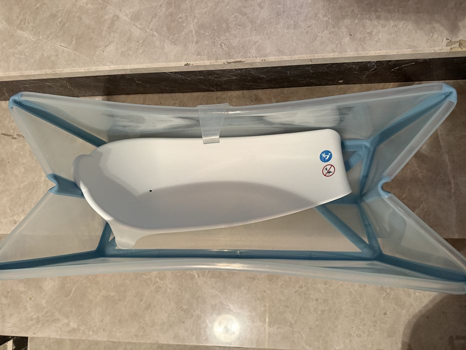 Бебешка вана + подложка Stokke