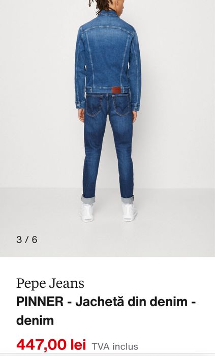Geaca blugi jacheta Pepe Jeans