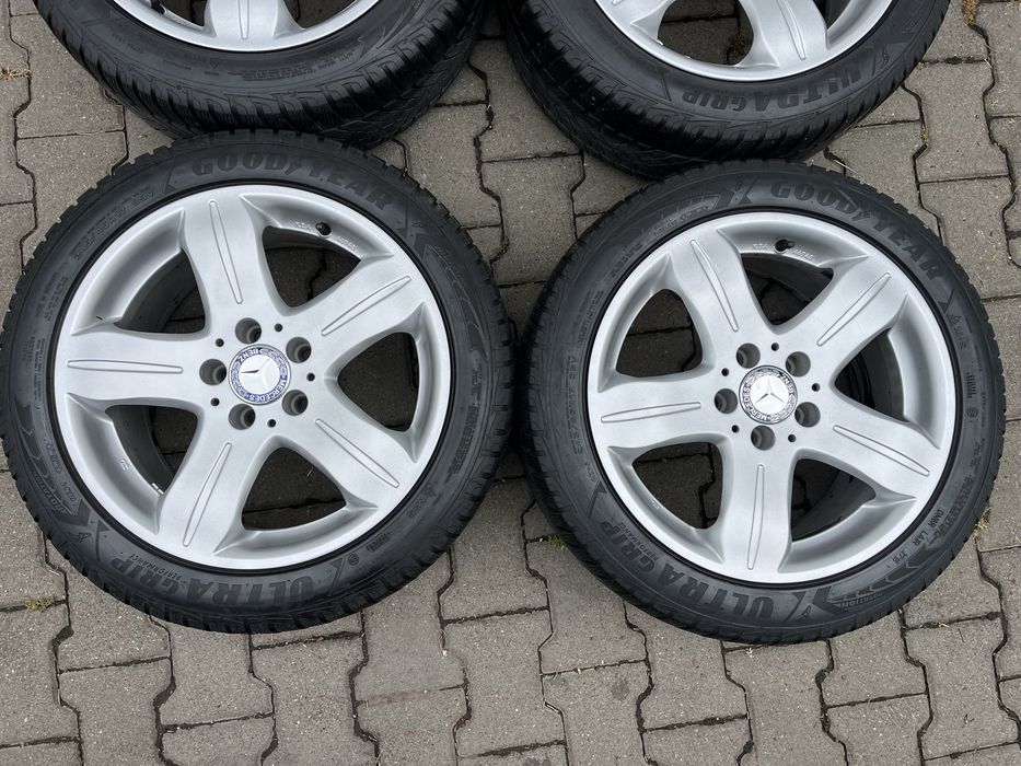 Jante aliaj 5x112mm, anvelope iarna 245/45 R17, Mercedes clasa C, E, VW, Seat, Skoda, Audi