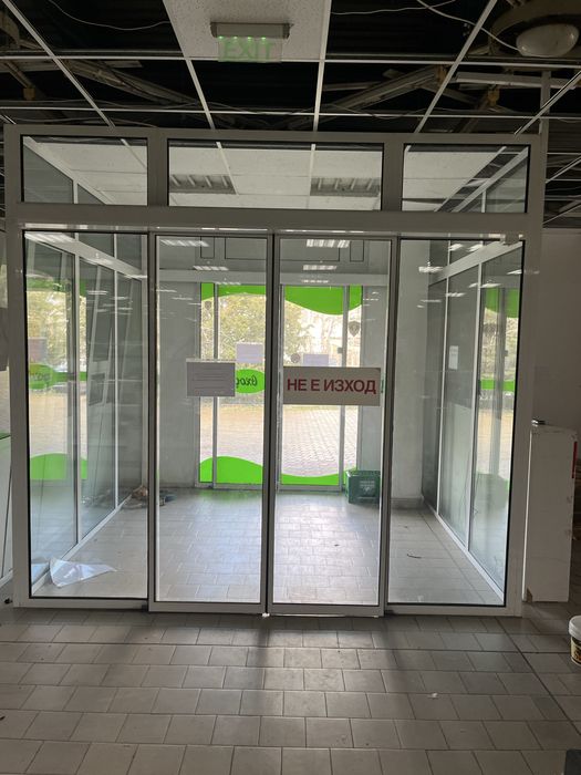 Автоматична плъзгаща се външна врата за магазин