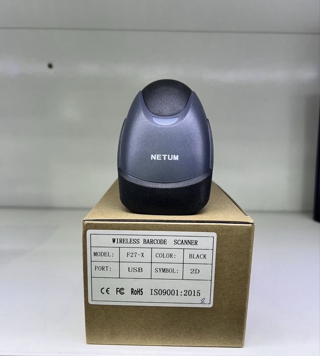 Skaner shtrix kod bar kod netum f27-x buletooth 2d qr skanner shtrix