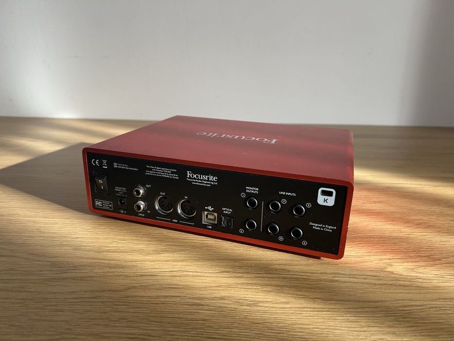 Placa de sunet Focusrite Scarlett 18i8 Mk2