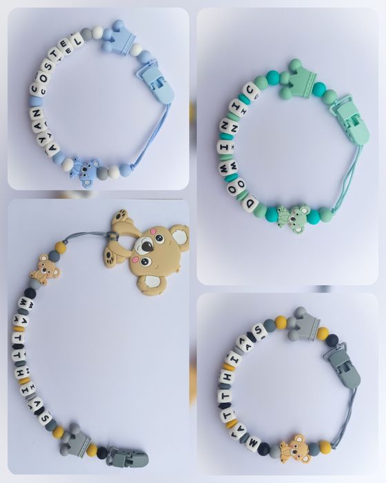 Lantisor pentru suzeta/dentatie din silicon